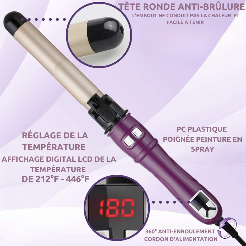 CurlMatic ProWave - Automatic Rotating Curling Iron